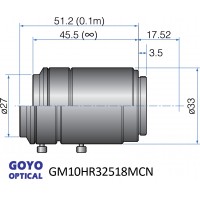 2/3-inch Format 10 Megapixel Lens